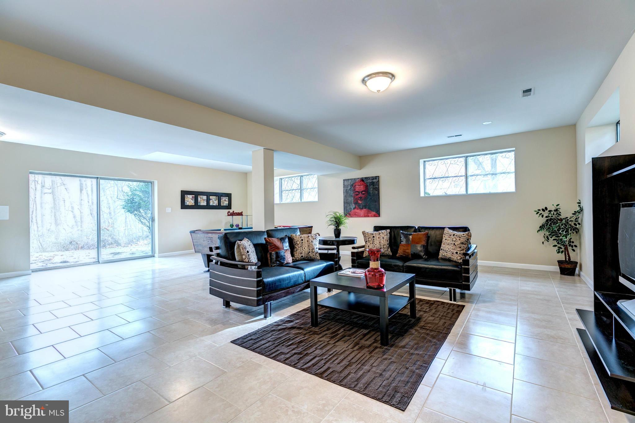 3700 Gardenview Road Baltimore, MD 21208 - Photo 23 of 30 Fully Finished Lower Level With Sliders to Patio