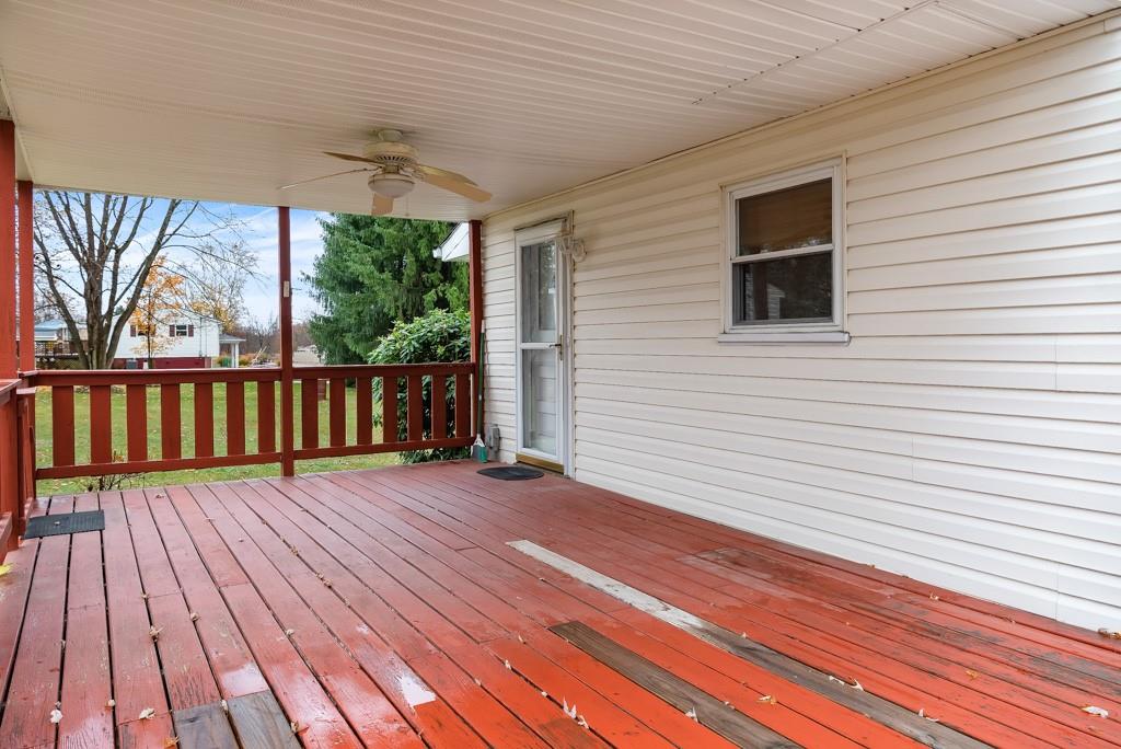 60 Fezell Road Freedom, PA 15042 - Photo 18 of 21 a view of a wooden deck