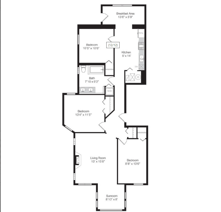 6722 South Ridgeland Avenue, Unit 3S Chicago, IL 60649 - Photo 17 of 17 a picture of a bench in front of a wall