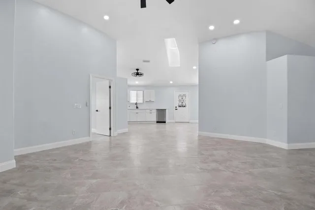 a view of an empty room