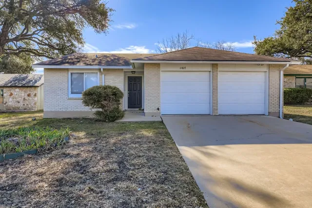 a front view of house with shower