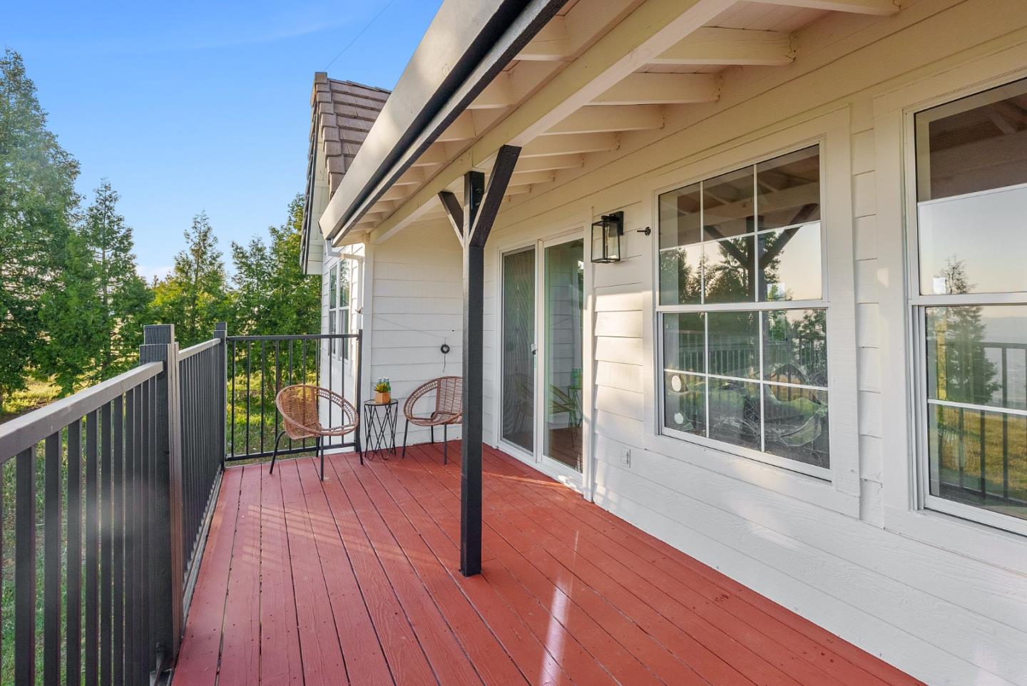 16505 Finley Ridge Road Morgan Hill, CA 95037 - Photo 29 of 44 a view of balcony with wooden floor and seating space