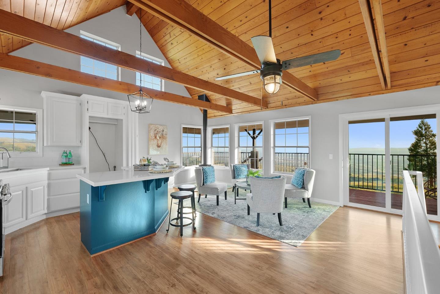 16505 Finley Ridge Road Morgan Hill, CA 95037 - Photo 6 of 44 a view of a dining room with furniture wooden floor and chandelier