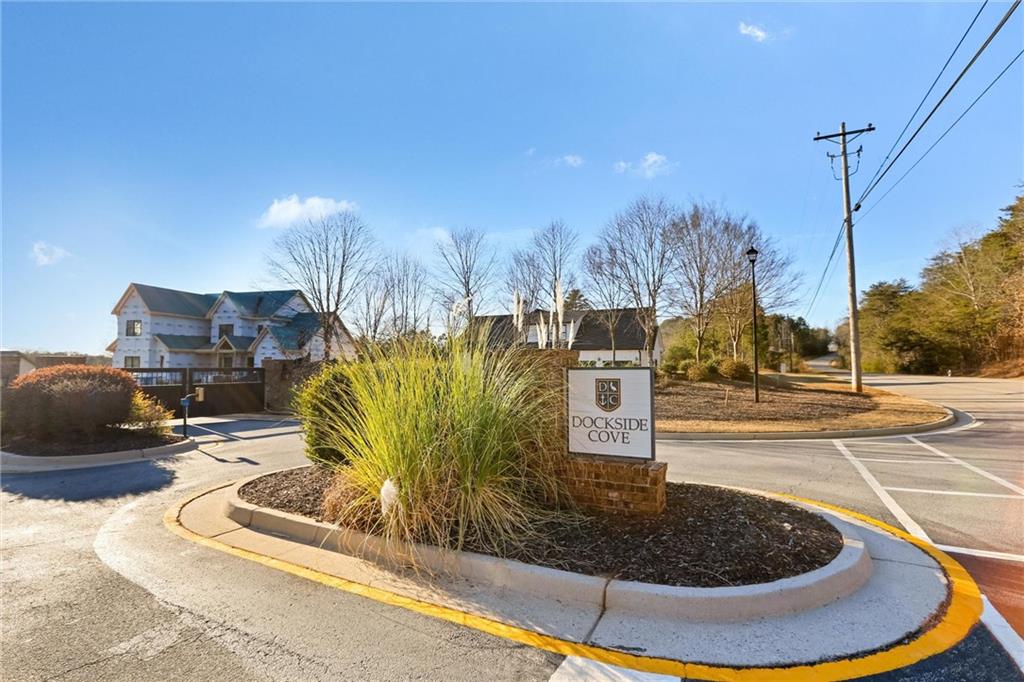 6113 Deepwater Cove Gainesville, GA 30506 - Photo 71 of 82 a view of a water fountain in front of the house