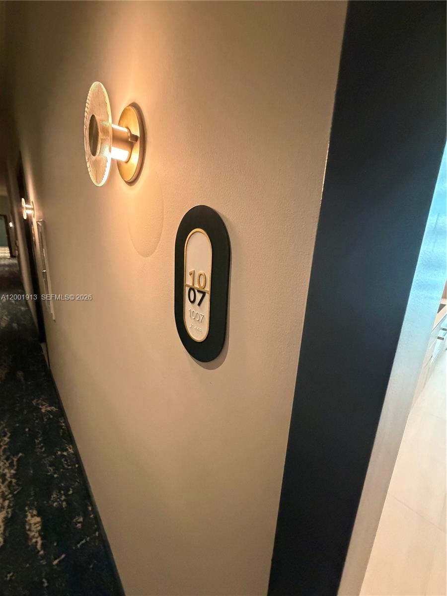 a close view of meter board on wall