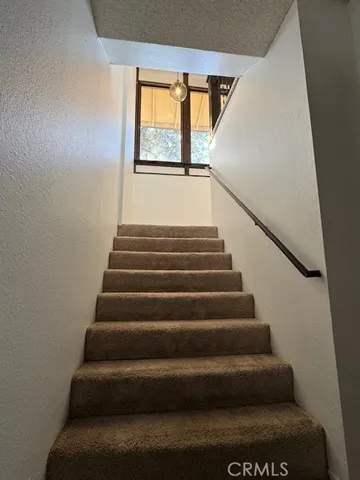 a bathroom with a toilet and a shower curtain