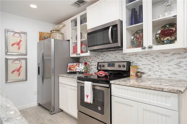 a living room filled with furniture