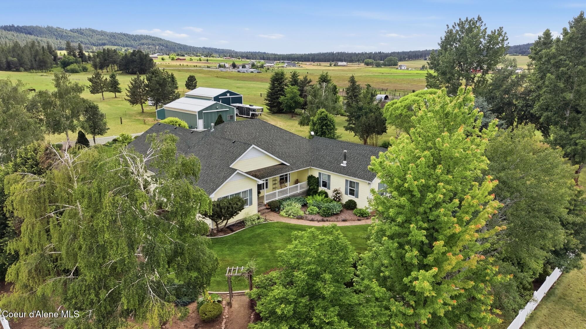 6909 West Ridgeway Road Deer Park, WA 99006 - Photo 66 of 70 drone front 3