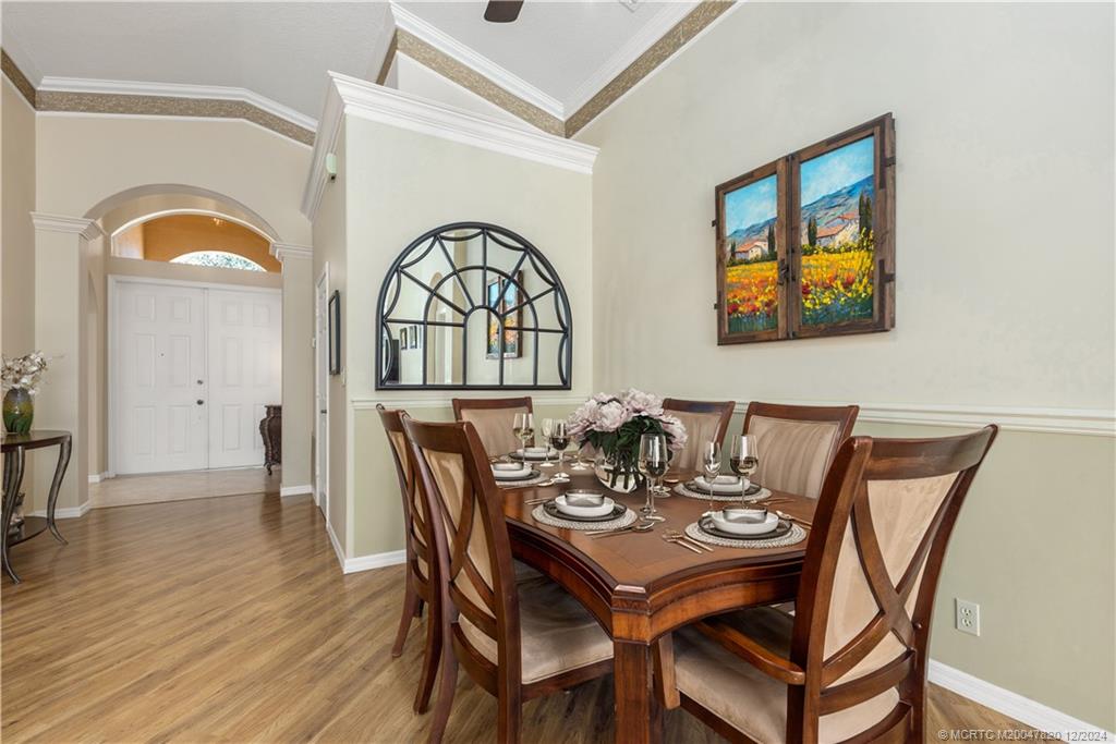 2031 Northwest Marsh Rabbit Lane Stuart, FL 34994 - Photo 10 of 25 Formal Dining