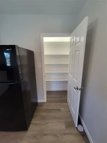 a view of a walk in closet