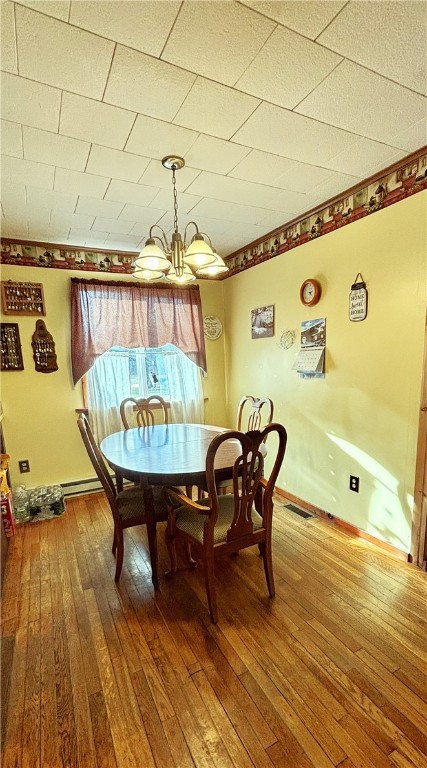8712 Highway 415 Campbell, NY 14821 - Photo 9 of 38 Dining area w/beautiful hardwood flooring