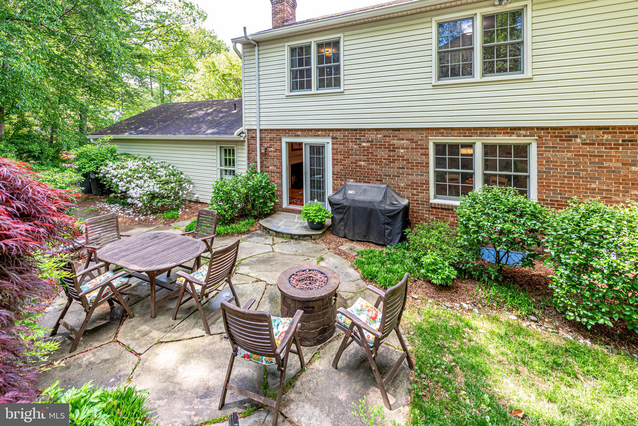 5815 Bent Twig Road McLean, VA 22101 - Photo 47 of 50 Patio with room for large table and firepit