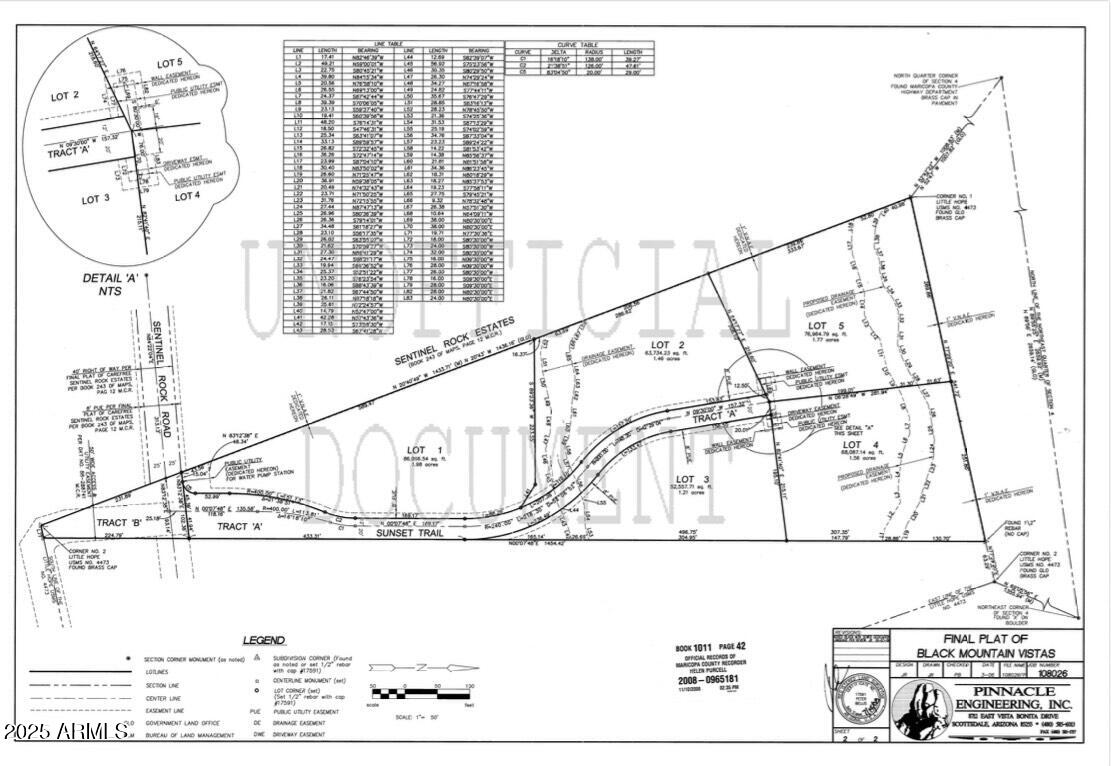 0 East Sentinel Rock Road, Unit 1 Carefree, AZ 85377 - Photo 15 of 15 Platt Map MLS 6851996- Bolt