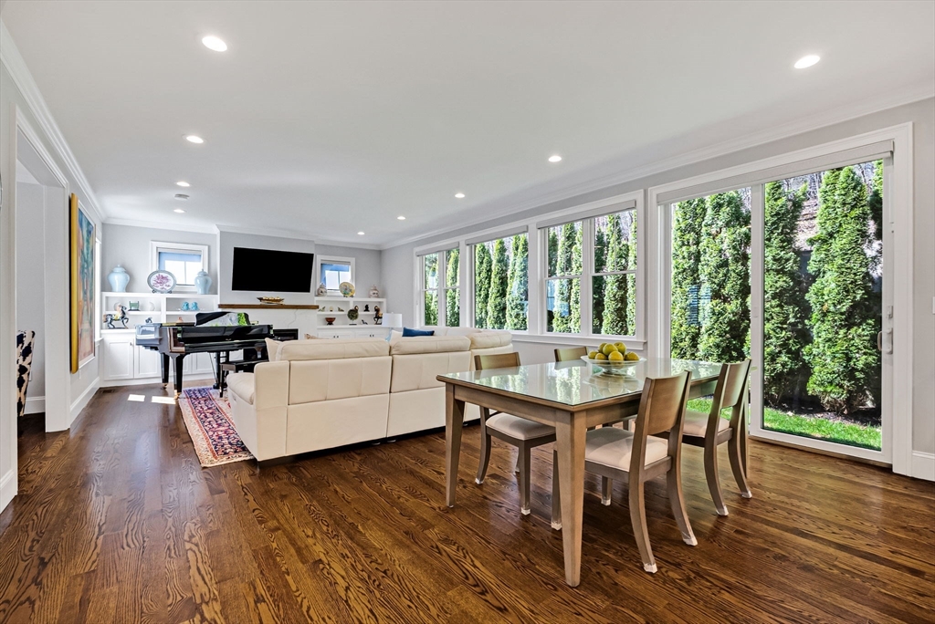 17 Sunrise Terrace Needham, MA 02492 - Photo 5 of 42 a view of a dining room with furniture window and wooden floor