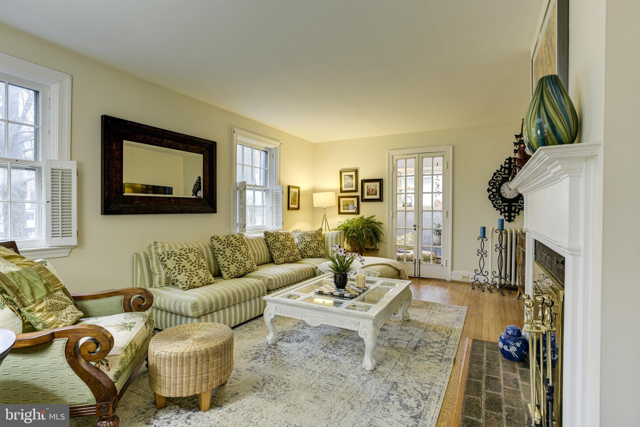 312 St Dunstans Road Baltimore, MD 21212 - Photo 11 of 54 french doors leading to sunroom
