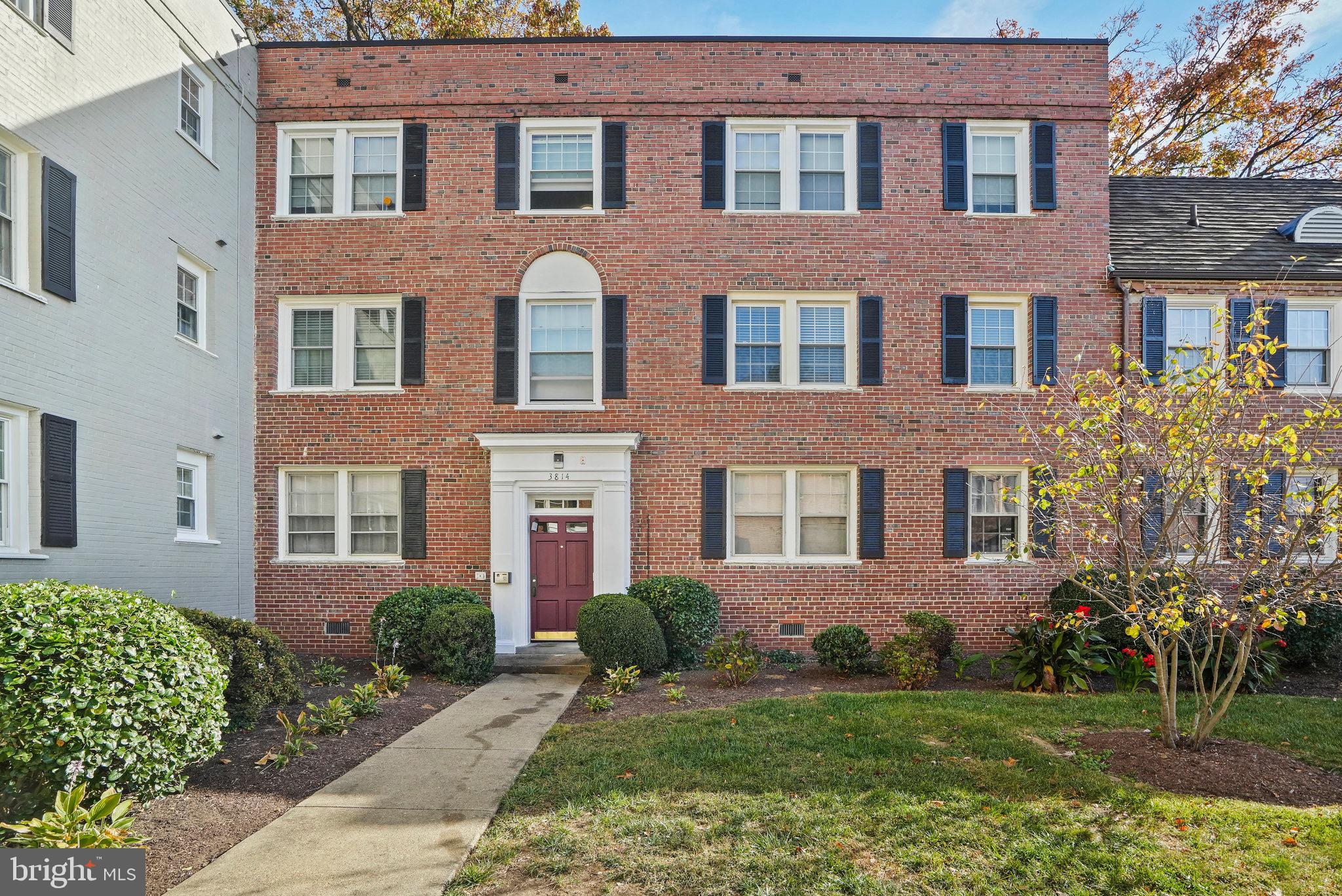 3814 V Street Southeast, Unit 201 Washington, DC 20020 - Photo 4 of 5 front view of a brick house