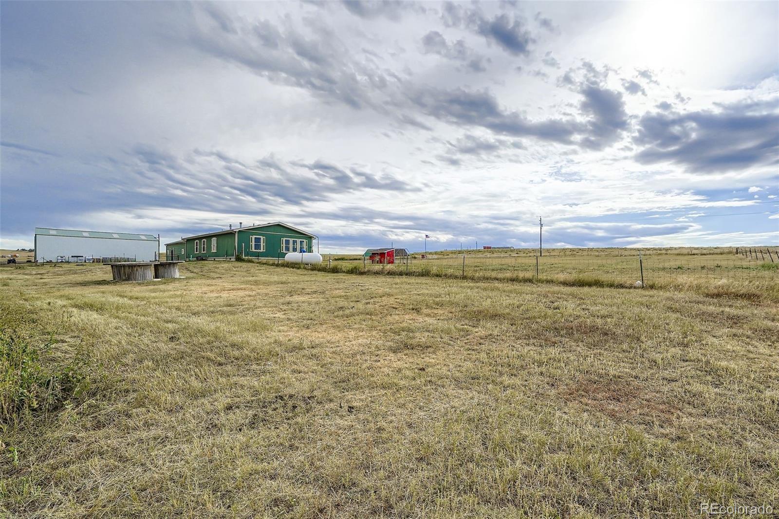26540 Flower Circle Simla, CO 80835 - Photo 35 of 40 a view of a big yard with an empty space