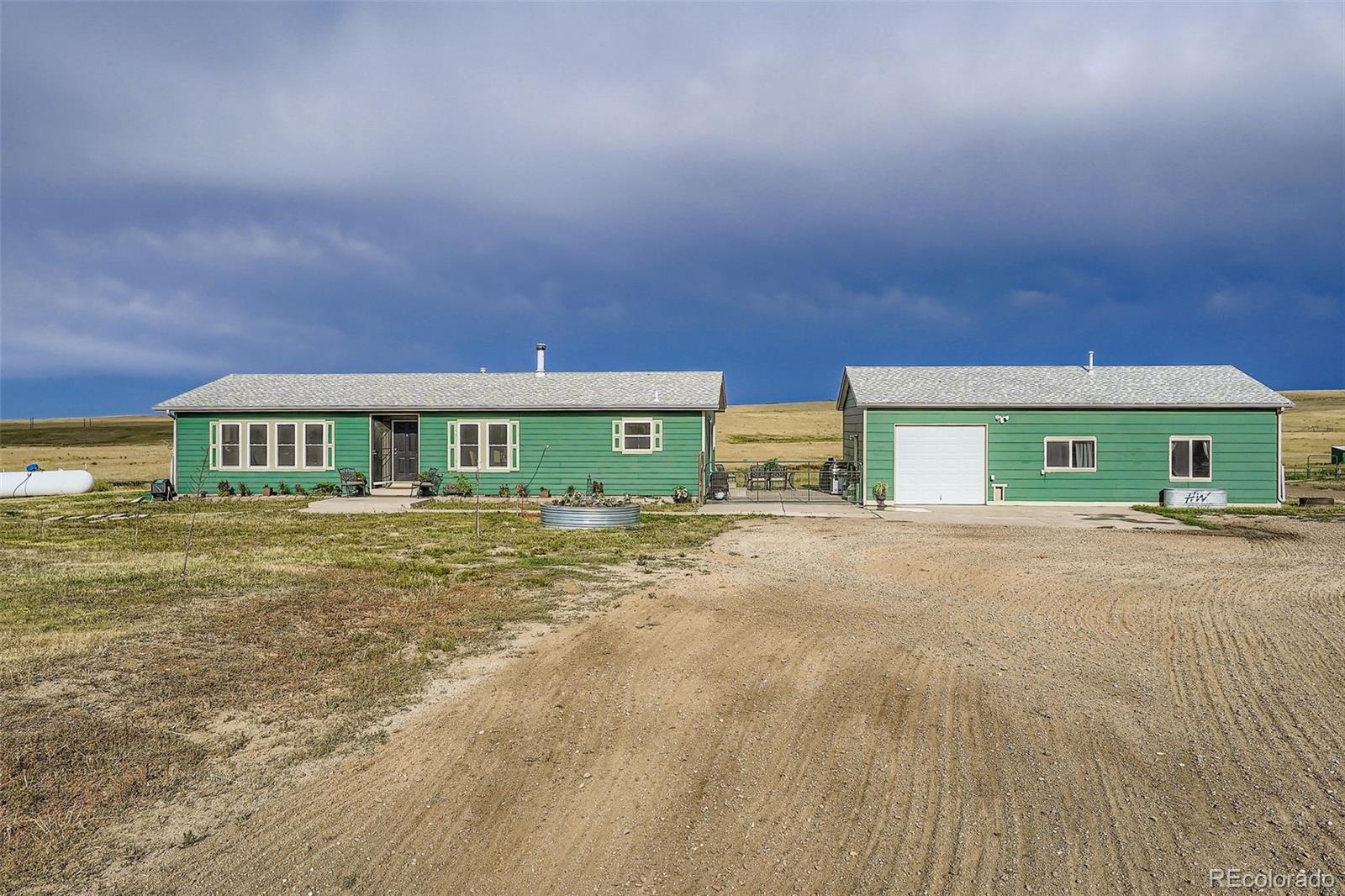 26540 Flower Circle Simla, CO 80835 - Photo 10 of 40 a view of an house with backyard space