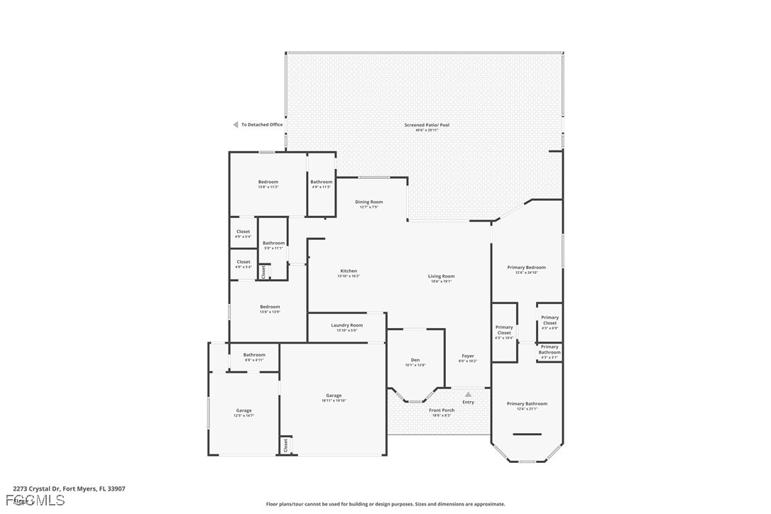 2273 Crystal Drive Fort Myers, FL 33907 - Photo 44 of 46 a picture of floor plan