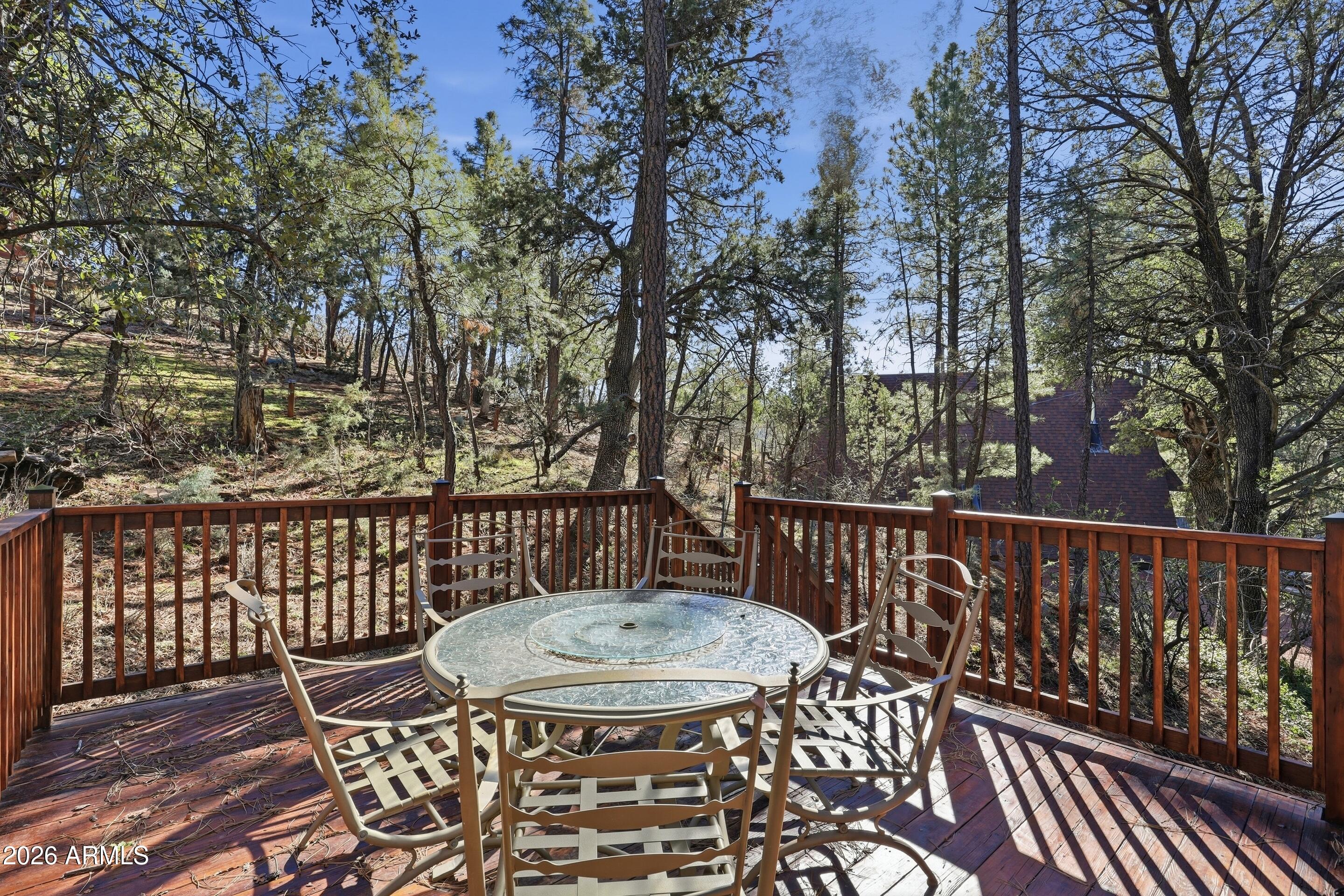 5101 Marys Way Pine, AZ 85544 - Photo 30 of 37 a view of a chairs and table on the wooden floor