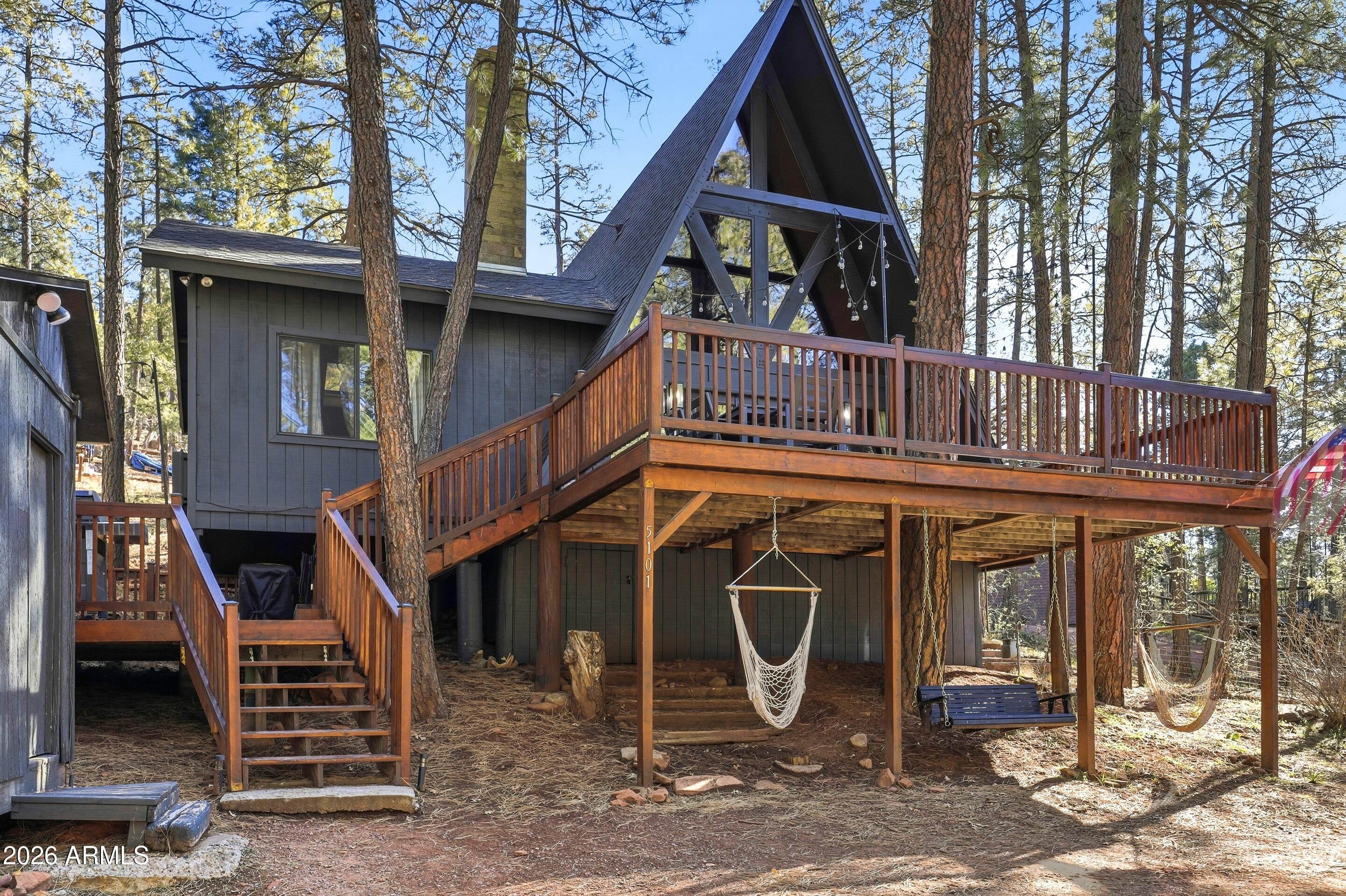 5101 Marys Way Pine, AZ 85544 - Photo 3 of 37 a front view of a house
