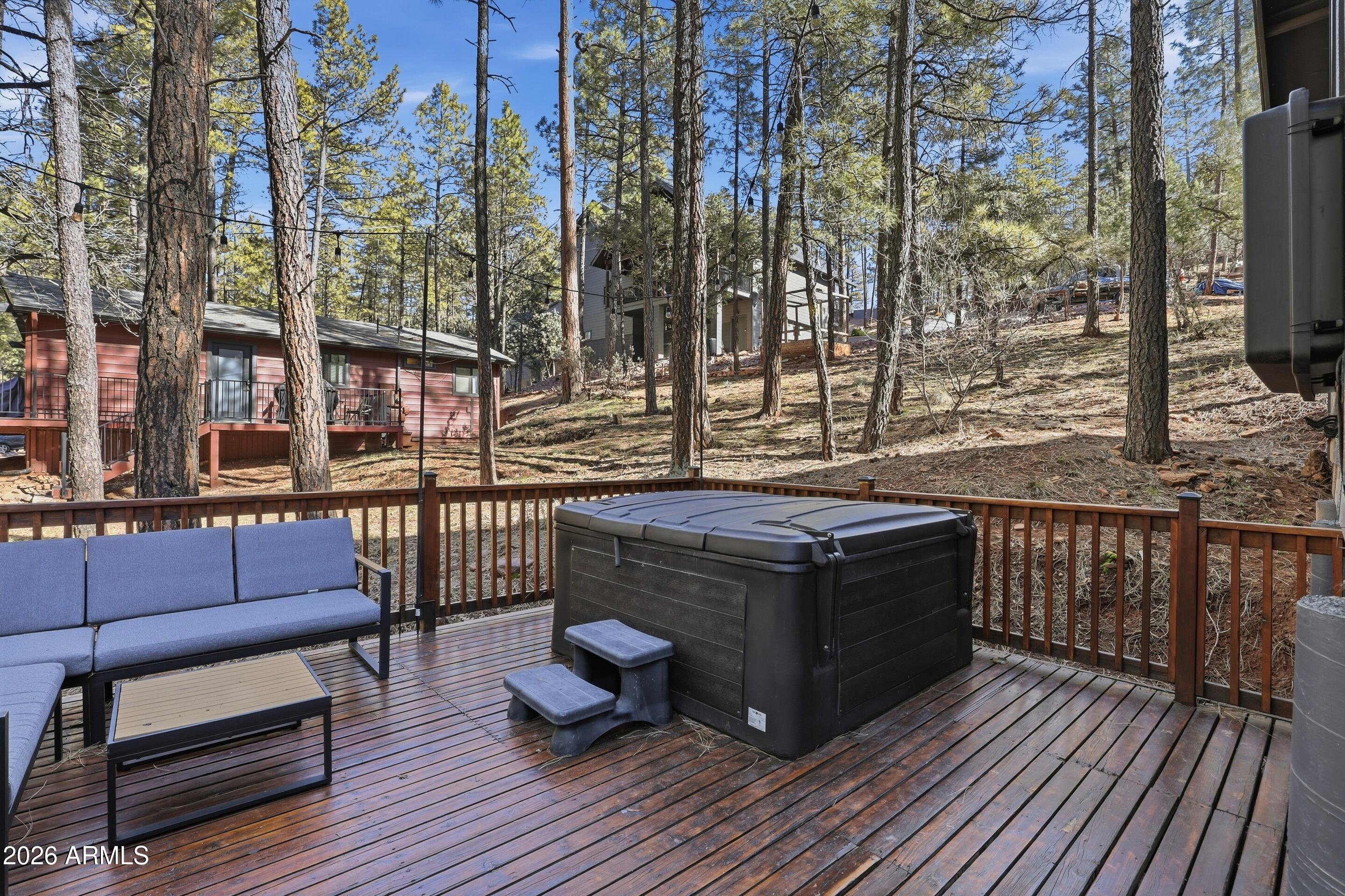5101 Marys Way Pine, AZ 85544 - Photo 7 of 37 a view of roof deck with patio