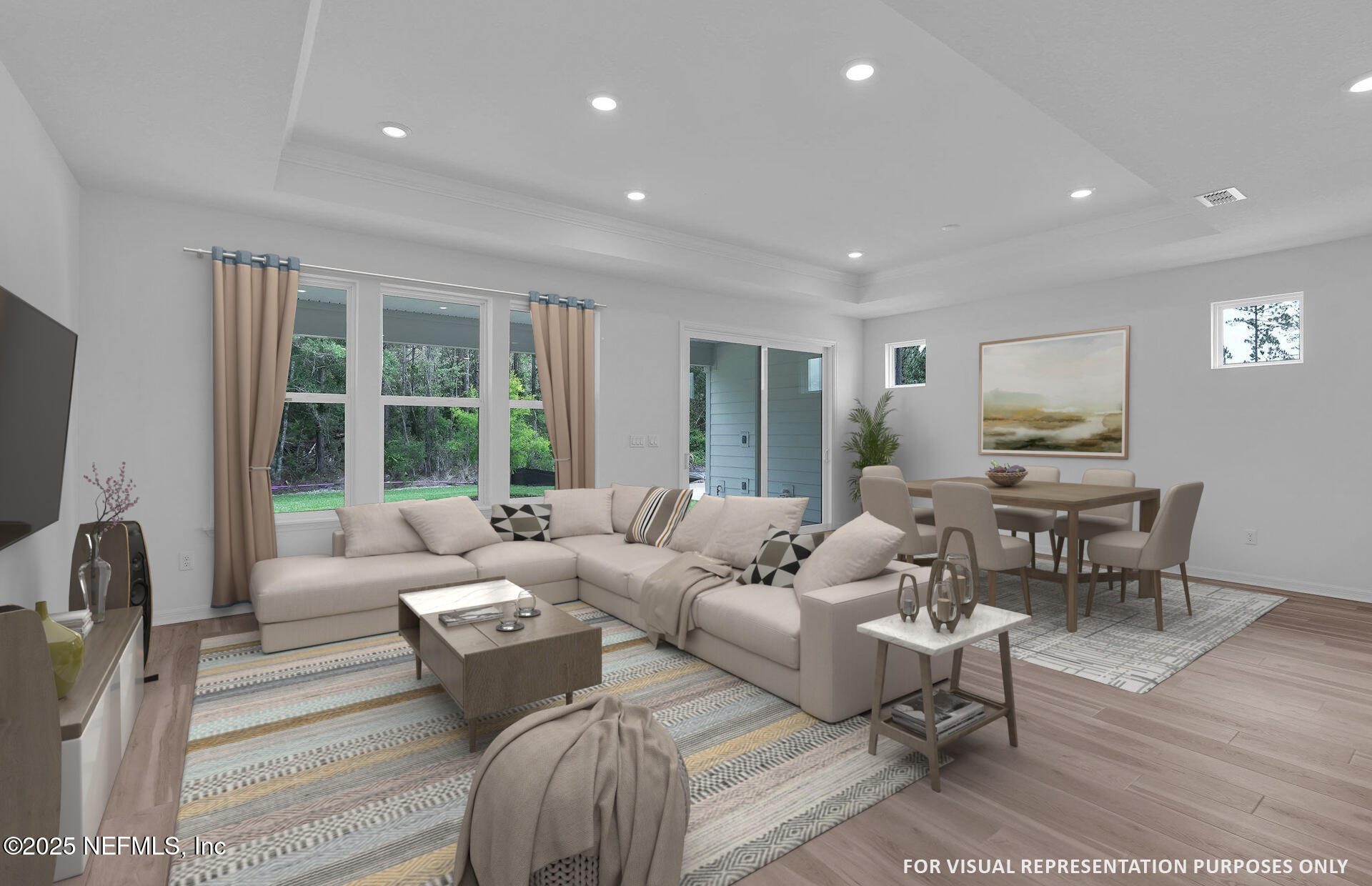 104 Headstream Drive St. Johns, FL 32259 - Photo 9 of 26 a living room with furniture and a flat screen tv