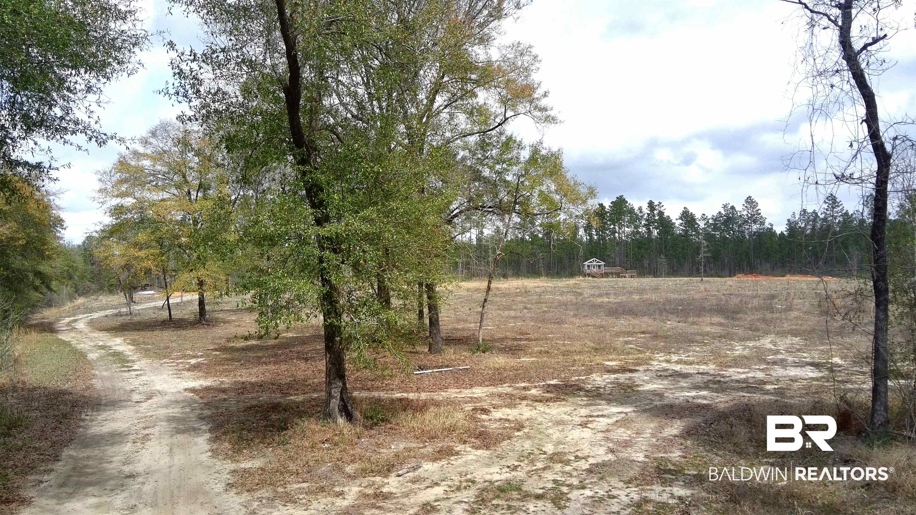 View from driveway pulling into the property