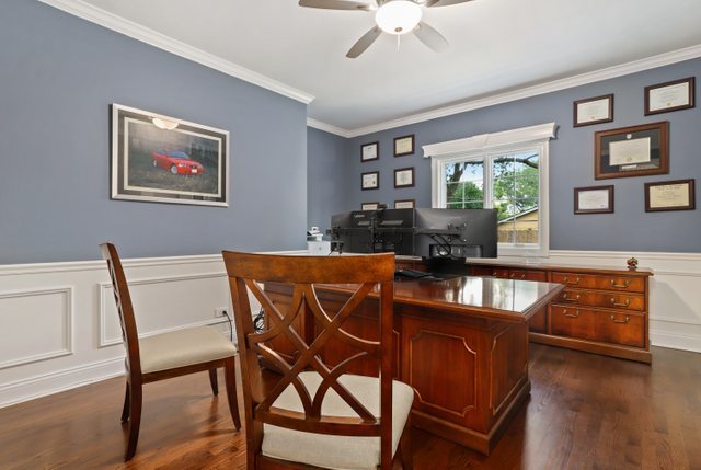 1032 South Spring Avenue La Grange, IL 60525 - Photo 14 of 44 a view of a dining room with furniture window and wooden floor