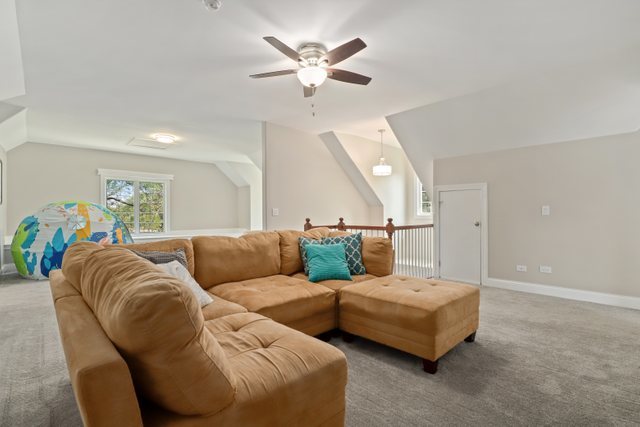 1032 South Spring Avenue La Grange, IL 60525 - Photo 29 of 44 a living room with furniture and a ceiling fan