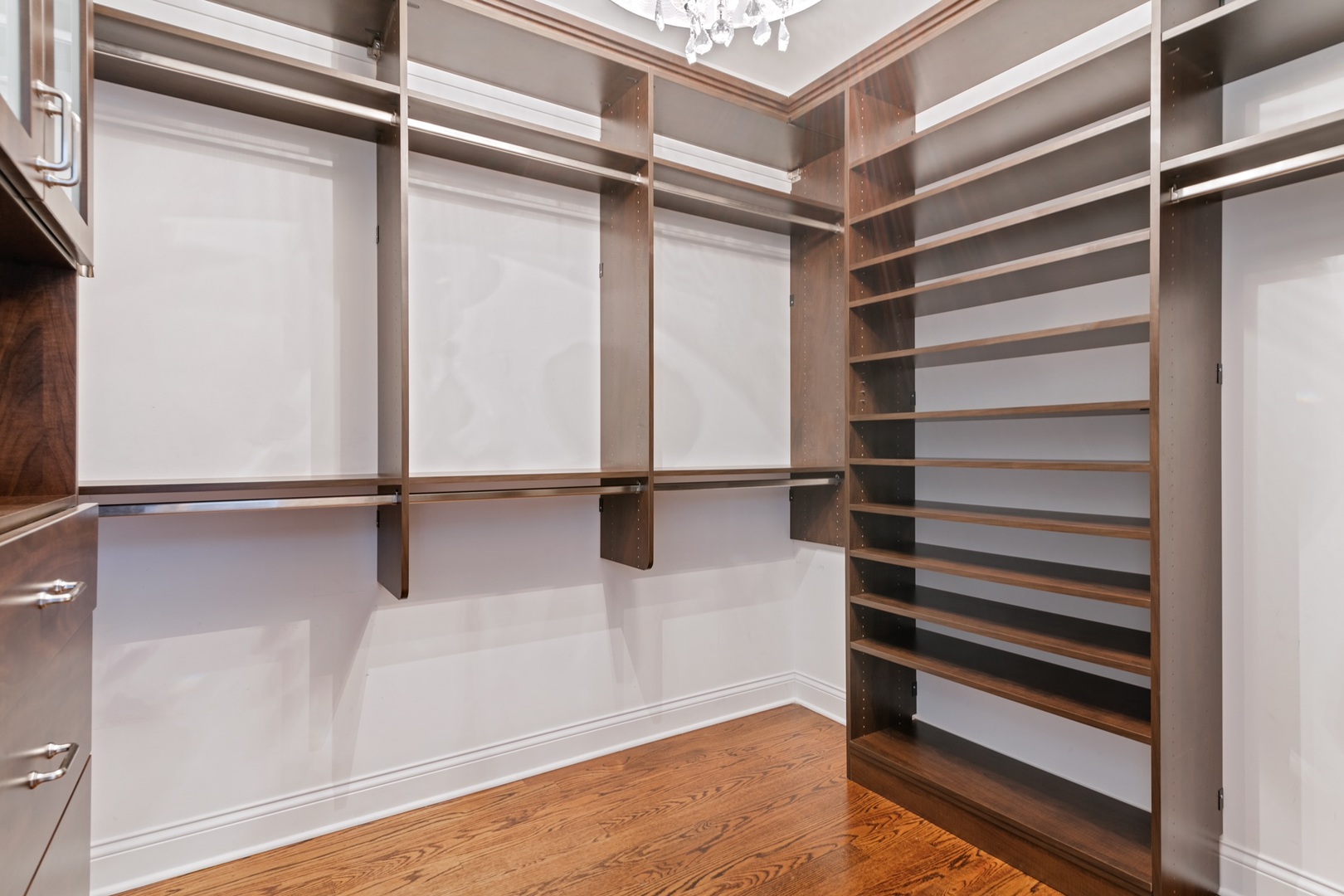 2620 North Racine Avenue, Unit 2S Chicago, IL 60614 - Photo 11 of 14 a view of walk in closet with empty racks
