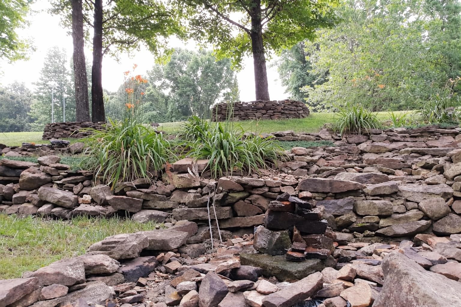 509 Logan Run Road Murphysboro, IL 62966 - Photo 11 of 17 a garden with lots of trees and plants