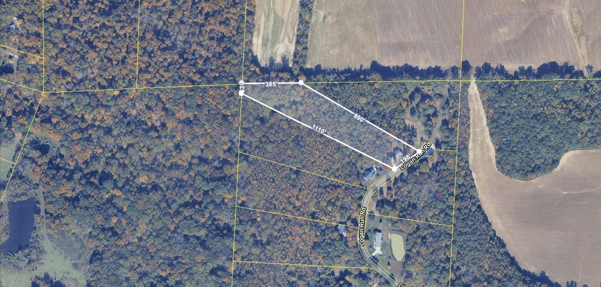 509 Logan Run Road Murphysboro, IL 62966 - Photo 17 of 17 a view of a yard