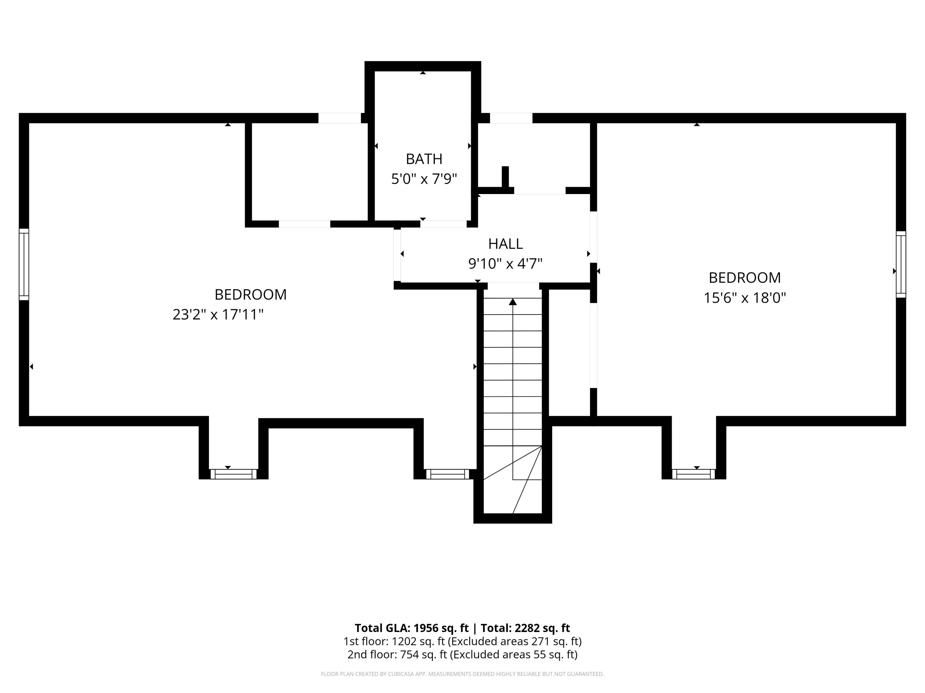 708 Powell Drive, Unit A Raleigh, NC 27606 - Photo 56 of 56 Upper level floorplan