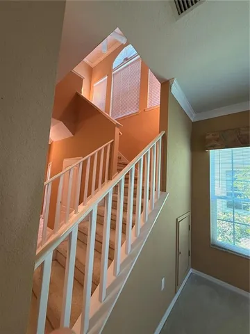 en empty room with windows