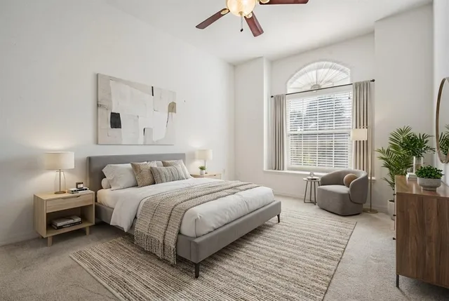 a view of an empty room