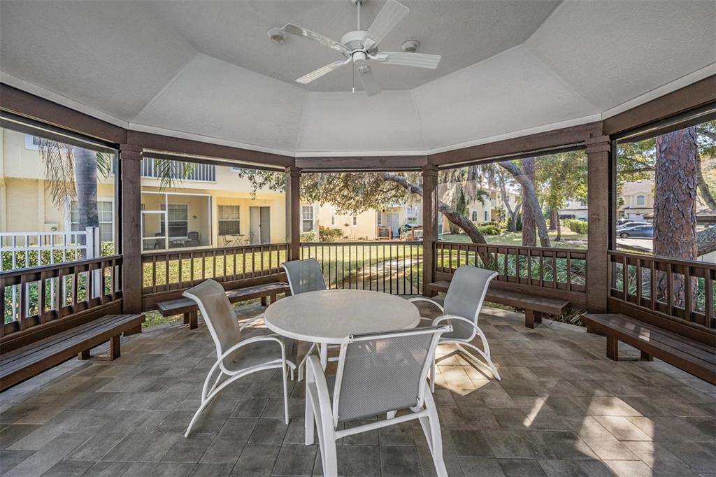 3494 Primrose Way Palm Harbor, FL 34683 - Photo 60 of 68 a view of a dining room with furniture window and outside view