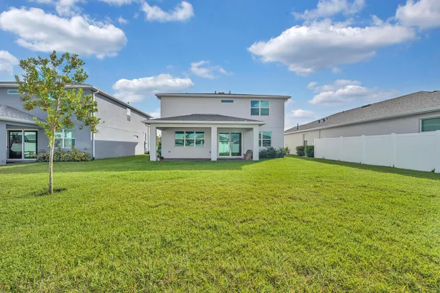 a view of an outdoor space and a yard