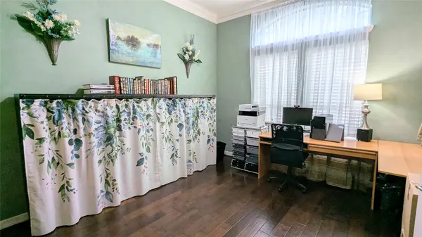 a view of a door and an entryway in the house