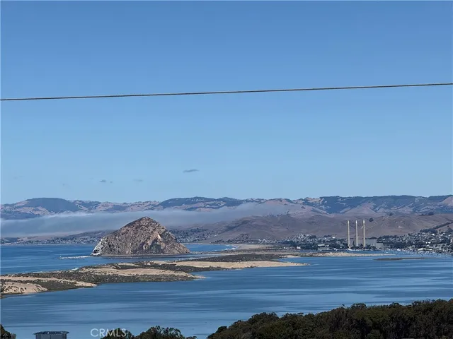 a view of an outdoor space with mountain view