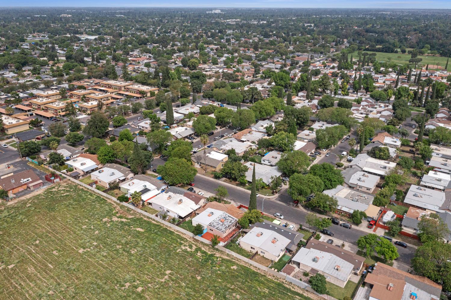 2644 San Ignacio Avenue Modesto, CA 95354 - Photo 30 of 32 an aerial view of residential houses with city view
