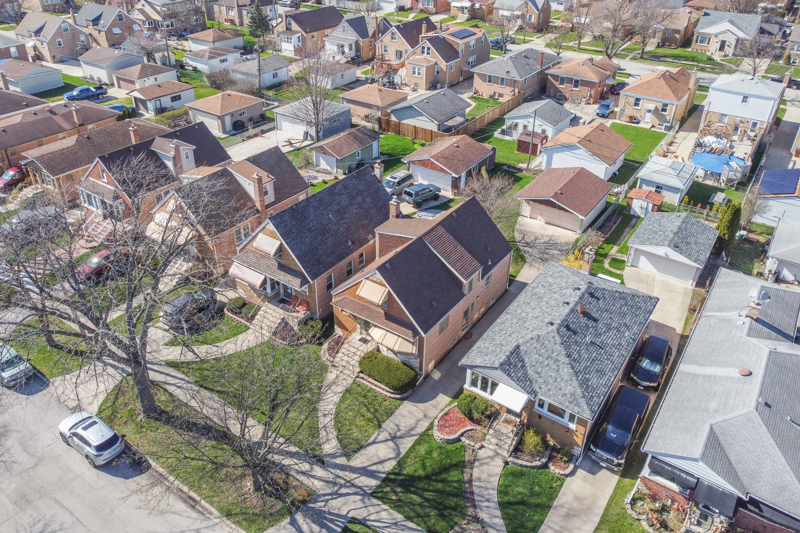 9016 West 23rd Street North Riverside, IL 60546 - Photo 3 of 49 an aerial view of a house with a yard