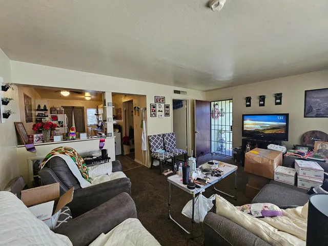 a view of a room with lots of stuff