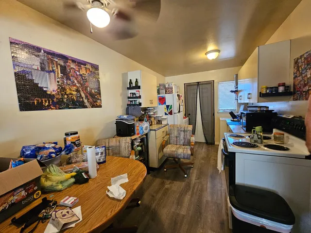 a view of storage and utility room