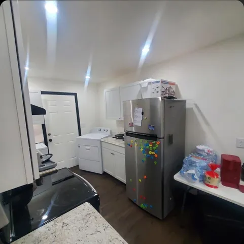 a room with storage and utility