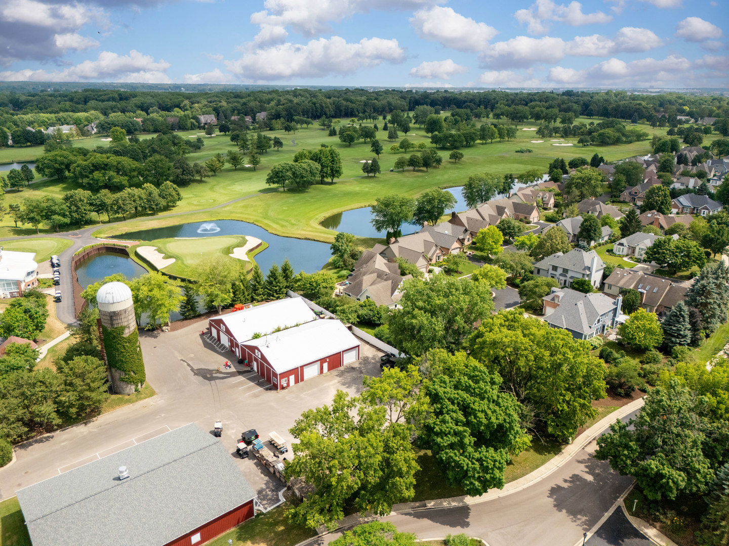 4308 Royal Windyne Court St. Charles, IL 60174 - Photo 43 of 47 an aerial view of a house with a garden