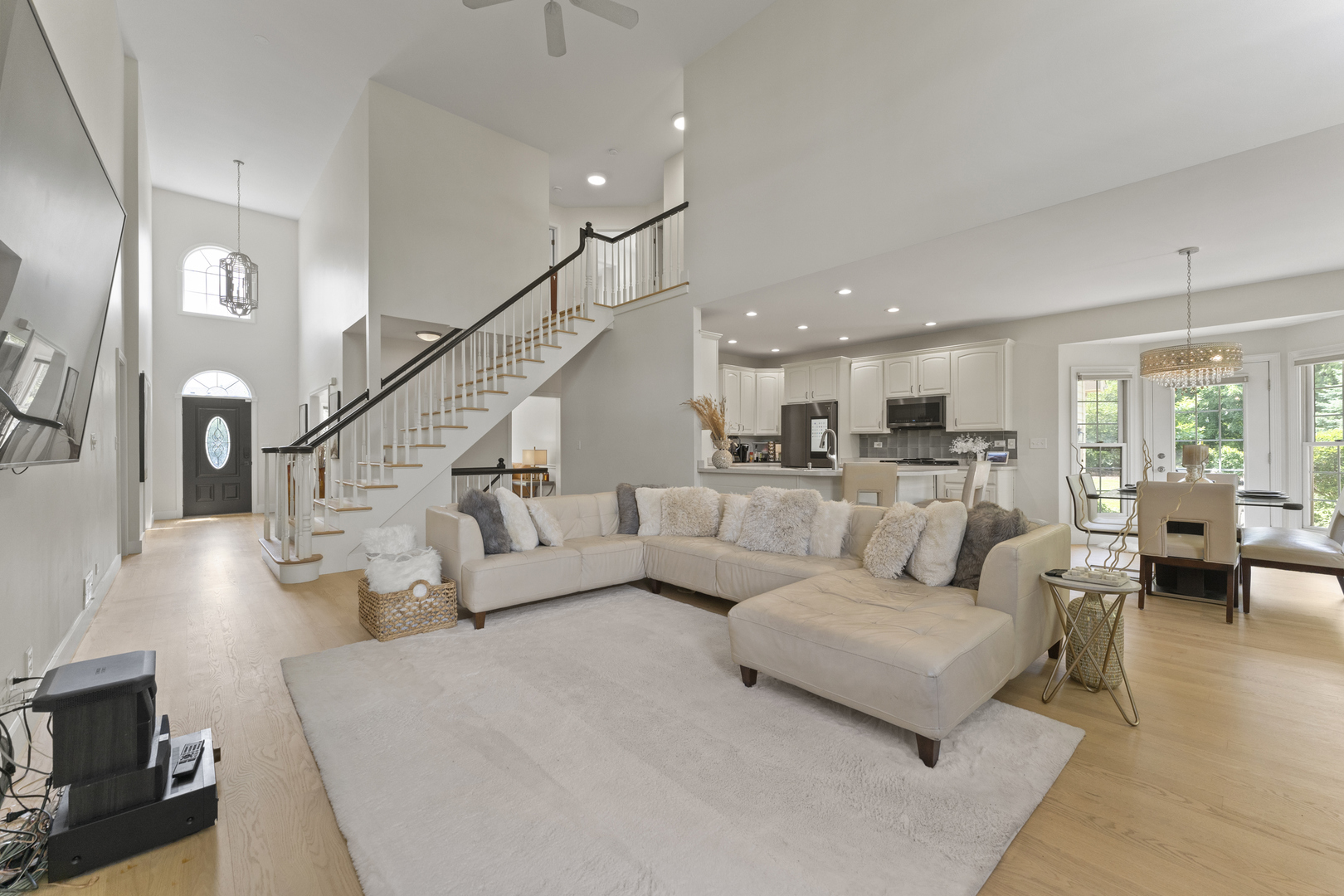 4308 Royal Windyne Court St. Charles, IL 60174 - Photo 6 of 47 a living room with furniture and view of kitchen