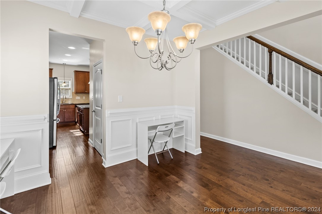 6817 Hunters Den Road Hope Mills, NC 28348 - Photo 8 of 49 a view of livingroom with furniture and wooden floor