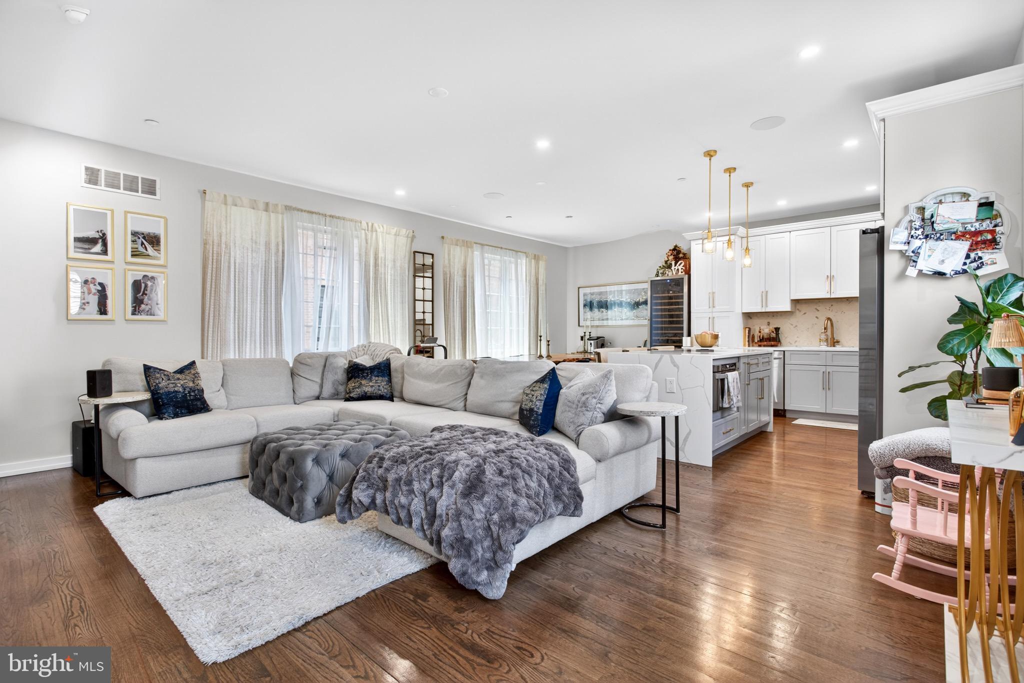 2411 Innovator Way Philadelphia, PA 19146 - Photo 7 of 26 a large bedroom with a large bed and a couch
