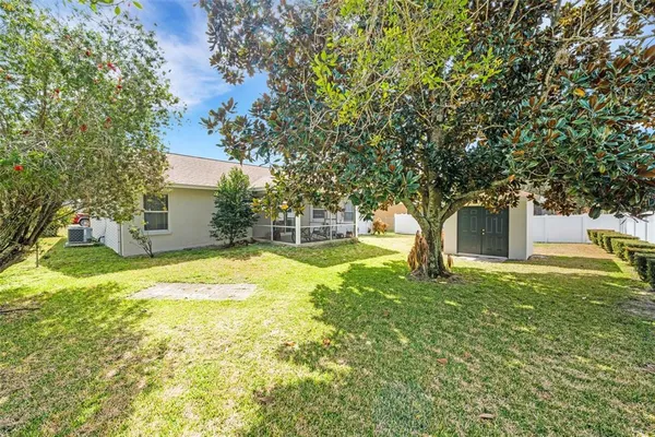a house view with a outdoor space